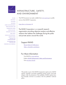 INFRASTRUCTURE, SAFETY, AND ENVIRONMENT 6