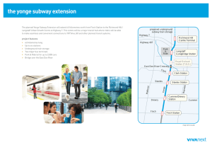 the yonge subway extension