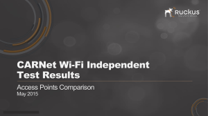 CARNet Wi-Fi Independent Test Results Access Points Comparison May 2015