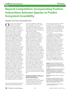 Beyond Competition: Incorporating Positive Interactions between Species to Predict Ecosystem Invasibility