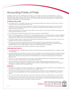 Accounting Points of Pride