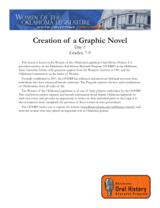 Creation of  a Graphic Novel Day 1 Grades: 7-9
