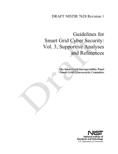 Guidelines for Smart Grid Cyber Security: Vol. 3, Supportive Analyses