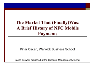 The Market That (Finally)Was: A Brief History of NFC Mobile Payments