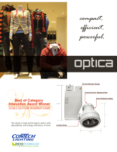 Optica compact. efficient. powerful.