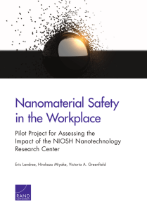 Nanomaterial Safety in the Workplace Pilot Project for Assessing the
