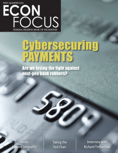 Cybersecuring PAYMENTS Are we losing the fight against next-gen bank robbers?