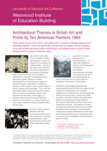Westwood Institute of Education Building Architectural Themes in British Art and