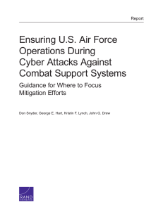 Ensuring U.S. Air Force Operations During Cyber Attacks Against Combat Support Systems