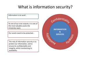 What is information security?