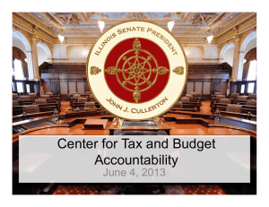 Center for Tax and Budget Accountability J 4 2013