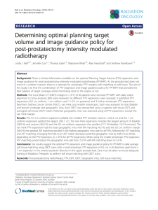Determining optimal planning target volume and image guidance policy for