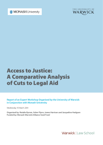 Access to Justice: A Comparative Analysis of Cuts to Legal Aid