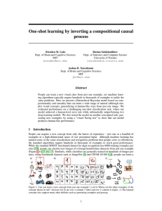 One-shot learning by inverting a compositional causal process