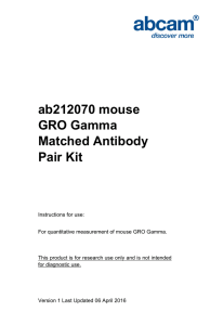 ab212070 mouse GRO Gamma Matched Antibody Pair Kit