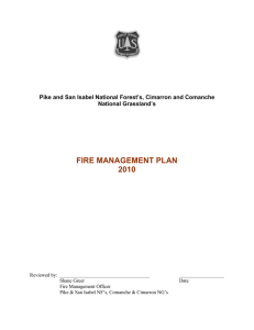 FIRE MANAGEMENT PLAN 2010