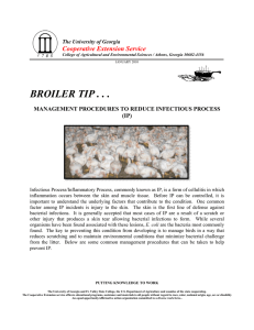 BROILER TIP . . . Cooperative Extension Service (IP)