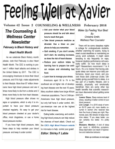 The Counseling &amp; Wellness Center  Volume 42  Issue  2
