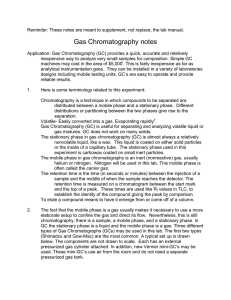 Gas Chromatography notes