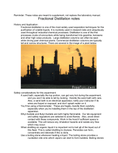 Fractional Distillation notes