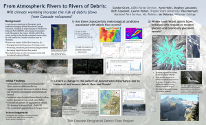 From Atmospheric Rivers to Rivers of Debris: