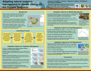 Adapting natural resource management to climate change on , Kathy A. O’Halloran