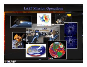 LASP Mission Operations! 1 January 5, 2009 January 6, 2009