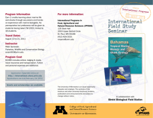 International 2015 Program Information For more information: