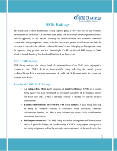 SME Ratings