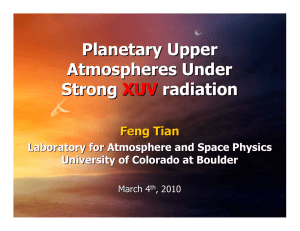 Planetary Upper Atmospheres Under Strong XUV