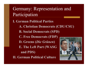 Germany: Representation and Participation