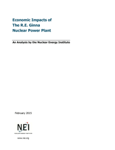 Economic Impacts of The R.E. Ginna Nuclear Power Plant