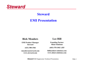 Steward EMI Presentation Lee Hill Rick Meadors