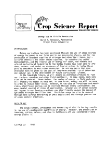 Science Report pop Oregon University