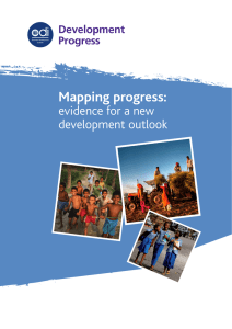 Mapping progress: evidence for a new development outlook Development