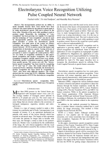 The Journal for Technology and Science, Vol. 21, No. 3, August... cavity  (mouth  cavity)  and  the  nasal... 