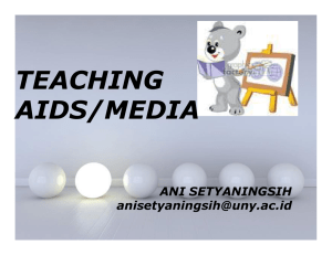 TEACHING AIDS/MEDIA ANI SETYANINGSIH