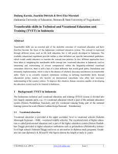 Transferable skills in Technical and Vocational Education and Abstract