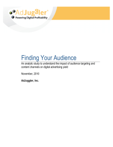 Finding Your Audience
