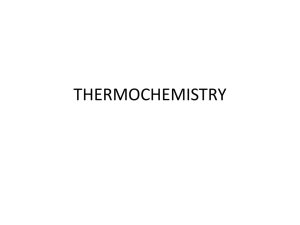 THERMOCHEMISTRY