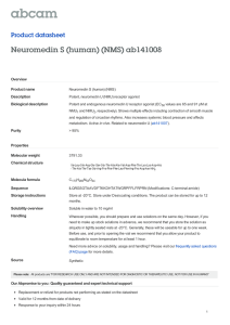Neuromedin S (human) (NMS) ab141008 Product datasheet Overview Product name