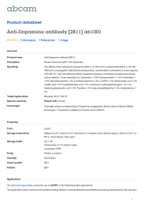 Anti-Dopamine antibody [2B11] ab1001 Product datasheet 2 Abreviews 1 Image