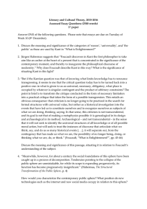 Literary and Cultural Theory, 2015-2016 Assessed Essay Questions (2500 words) 1 paper