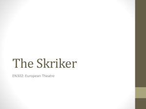 The Skriker EN302: European Theatre