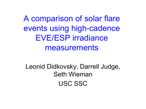 A comparison of solar flare events using high-cadence EVE/ESP irradiance measurements