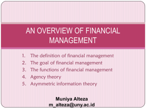 Materi Financial Management_Overview of Financial Management