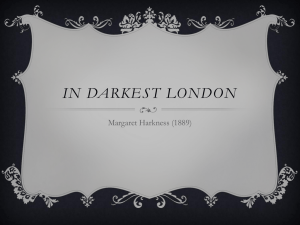 IN DARKEST LONDON Margaret Harkness (1889)
