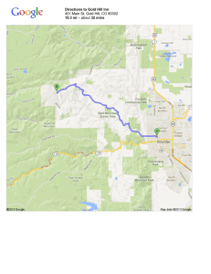 Directions to Gold Hill Inn 10.3 mi