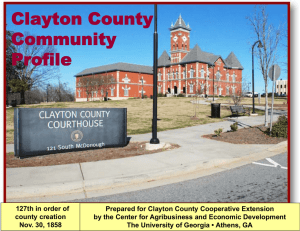 Clayton County Community Profile