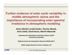 Further evidence of solar cycle variability in